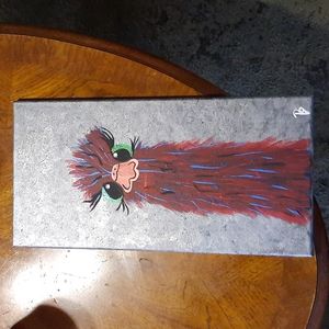 Hand painted acrylic on canvas